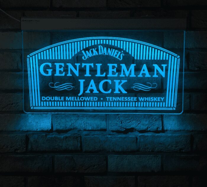 Gentleman Jack Daniels RGB LED Acrylic Sign