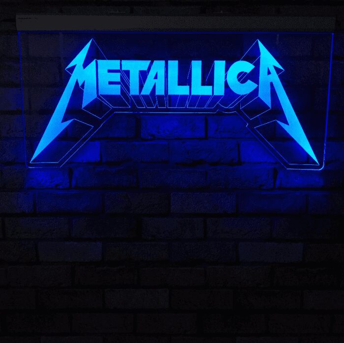 Metallica RGB LED Acrylic Sign