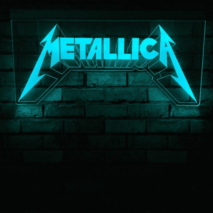 Metallica RGB LED Acrylic Sign