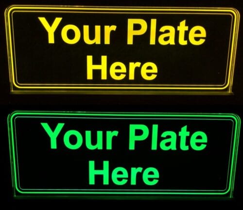 Custom Number Plate