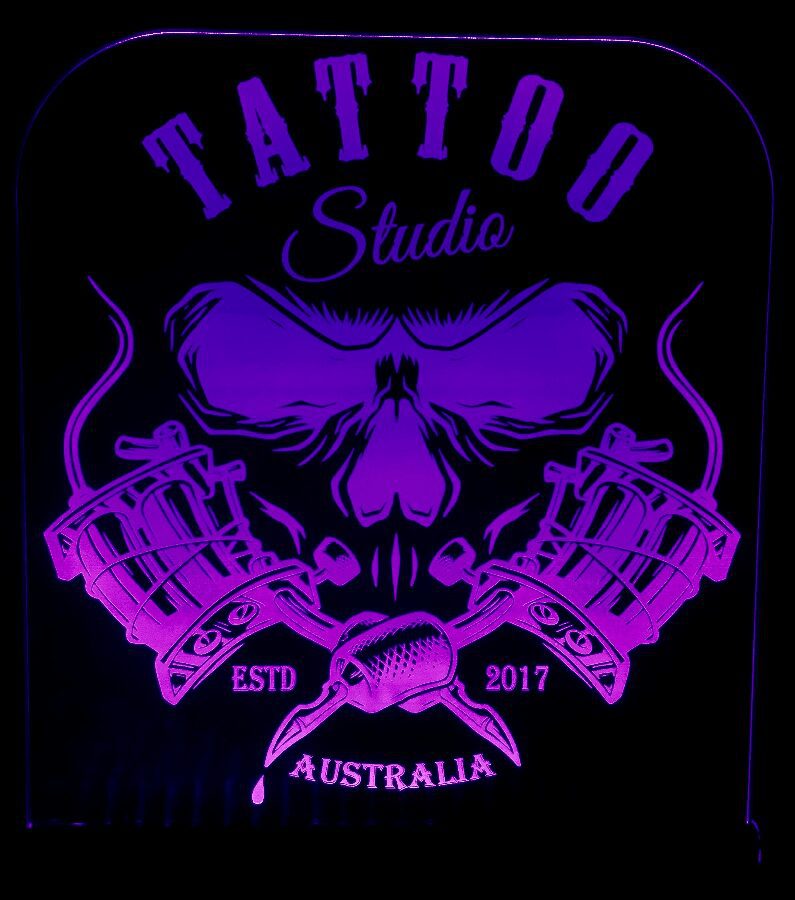 Tattoo Gun's & Face Design