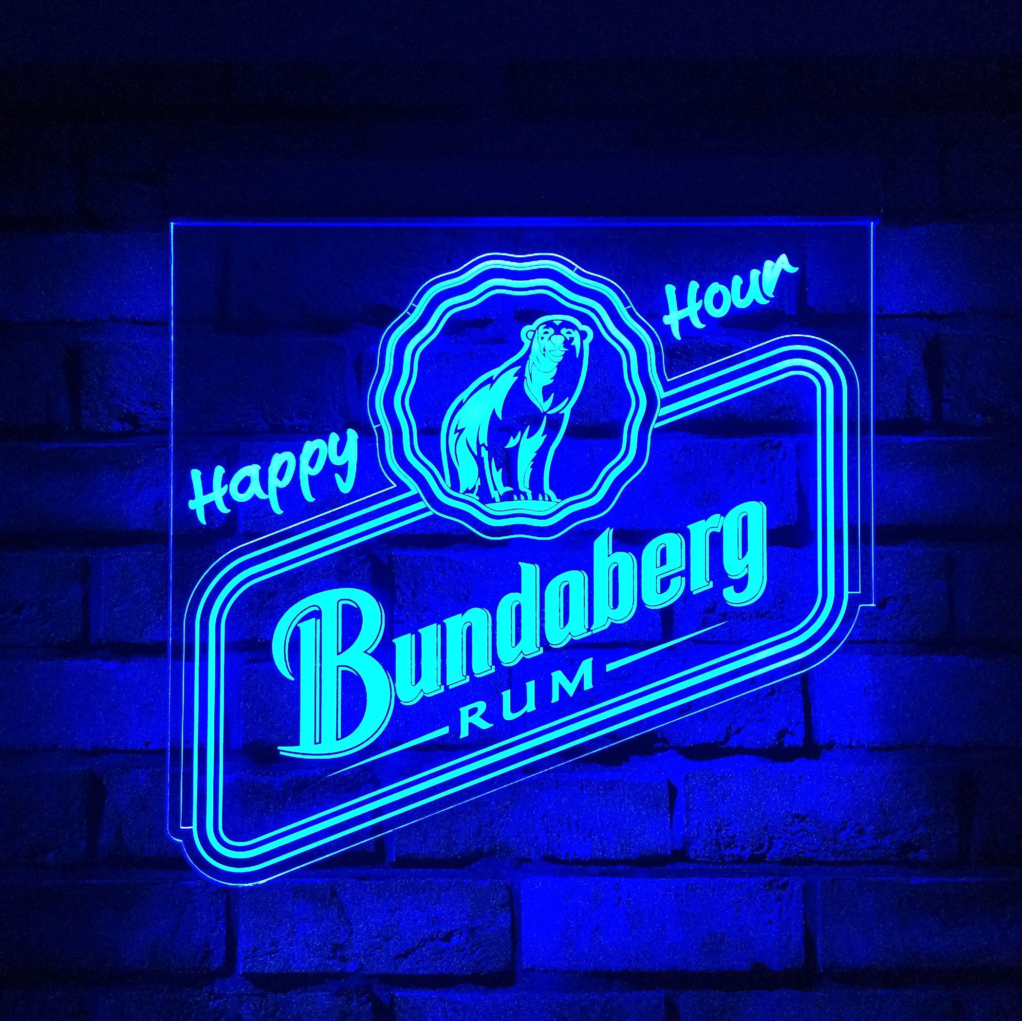Bundaberg Rum Happy Hour LED Signs
