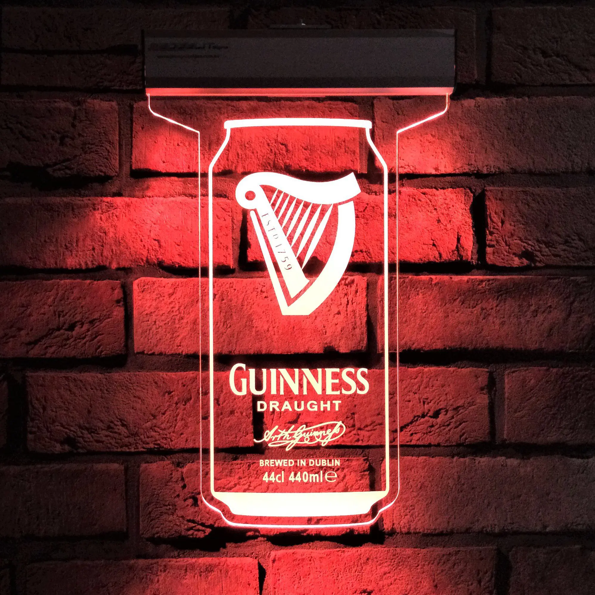 Guiness Draught LED Sign Brisbane