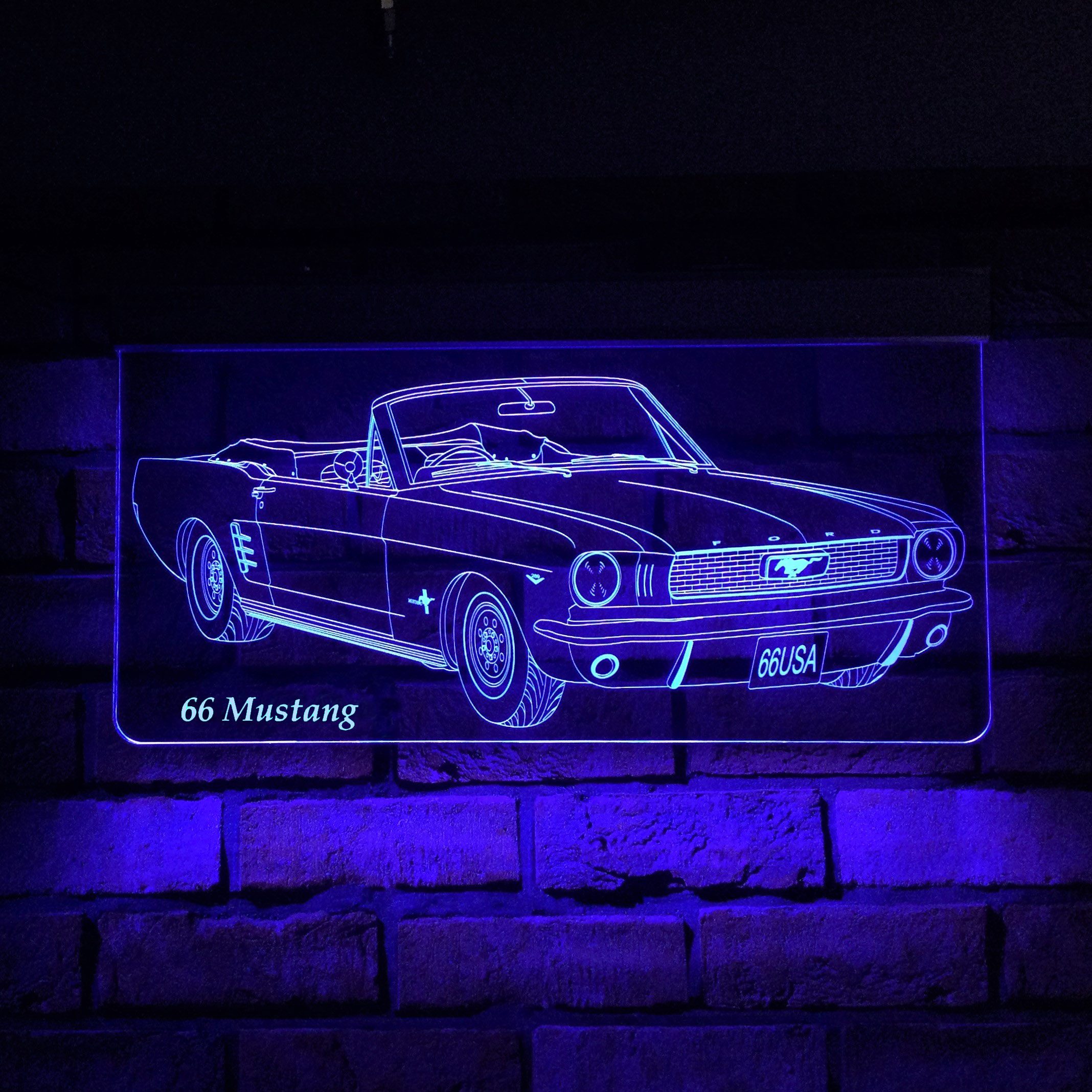 Ford Mustang 1966 LED Sign Brisbane